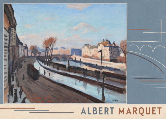 Albert Marquet Le Pont-neuf No4 - Plakát