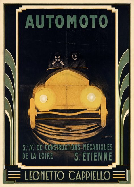 Leonetto Cappiello Automoto No1 - Plakát
