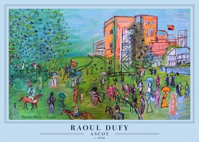 Raoul Dufy Ascot C. 1930 II No4 - Plakát