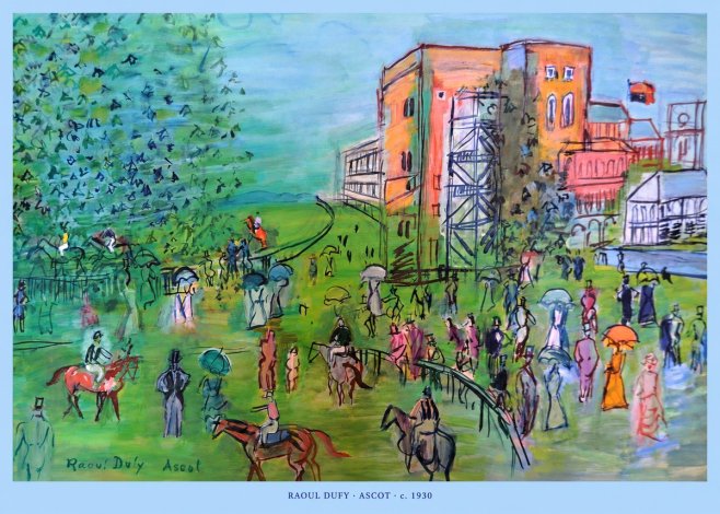 Raoul Dufy Ascot C. 1930 II No5 - Plakát
