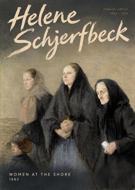 Helene Schjerfbeck Women at the Shore No3 - Plakát