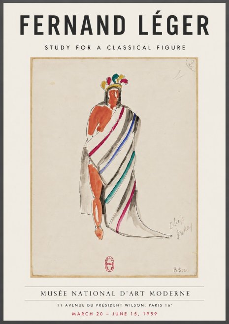 Fernand Léger Chefs Indiens No4 - Plakát