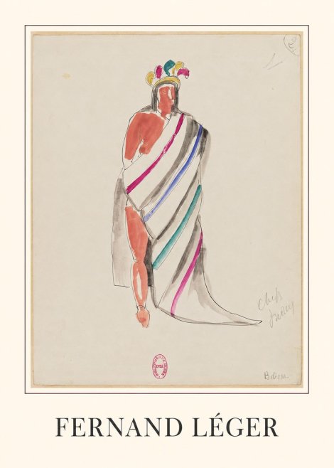 Fernand Léger Chefs Indiens No5 - Plakát