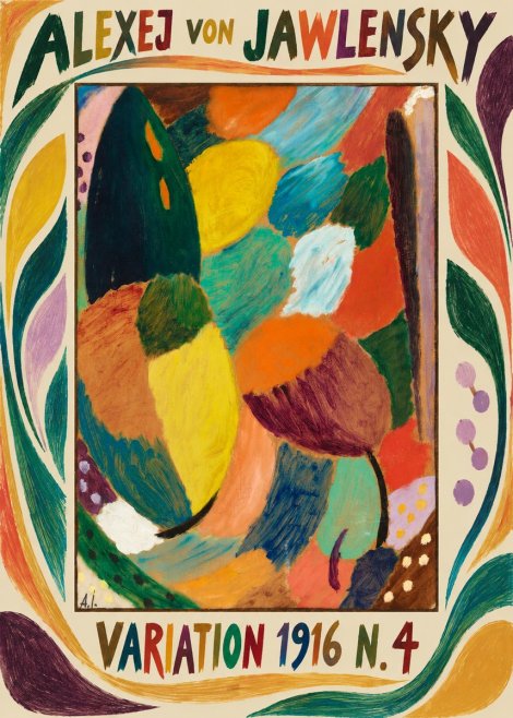 Alexej von Jawlensky Variation 1916 N.4 No3 - Plakát