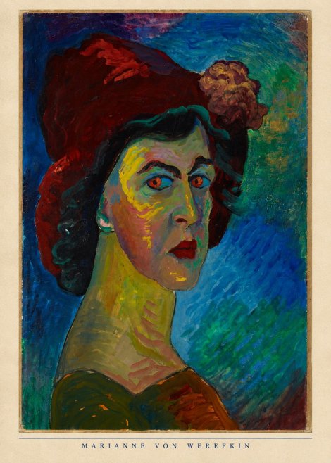 Marianne von Werefkin Self-portrait No6 - Plakát