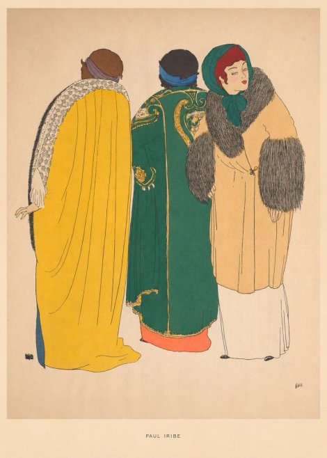 Paul Iribe Fashionable Figures No6 - Plakát