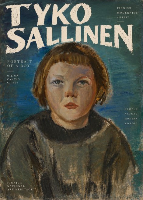 Tyko Sallinen Portrait of a Boy No2 - Plakát
