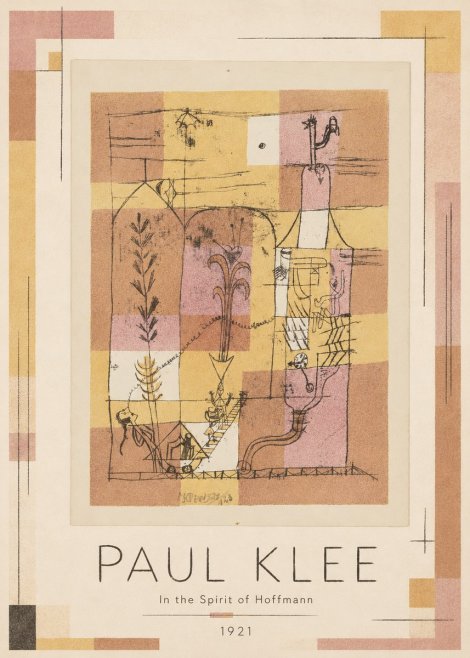 Paul Klee In the Spirit of Hoffmann No1 - Plakát