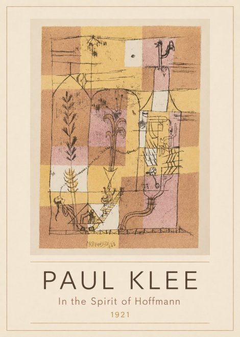 Paul Klee In the Spirit of Hoffmann No3 - Plakát