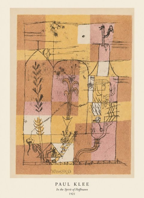 Paul Klee In the Spirit of Hoffmann No5 - Plakát