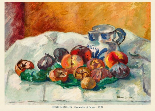 Henri Manguin Grenades Et Figues No6 - Plakát