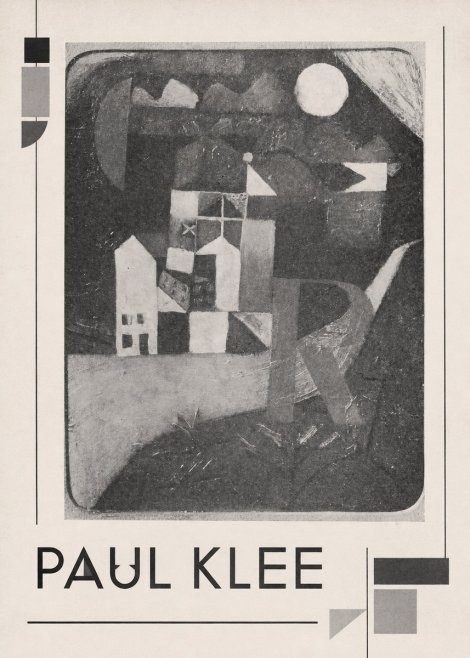 Paul Klee Village in the Mountains No1 - Plakát