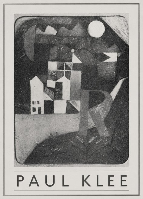 Paul Klee Village in the Mountains No5 - Plakát