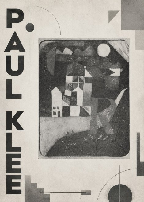 Paul Klee Village in the Mountains No6 - Plakát