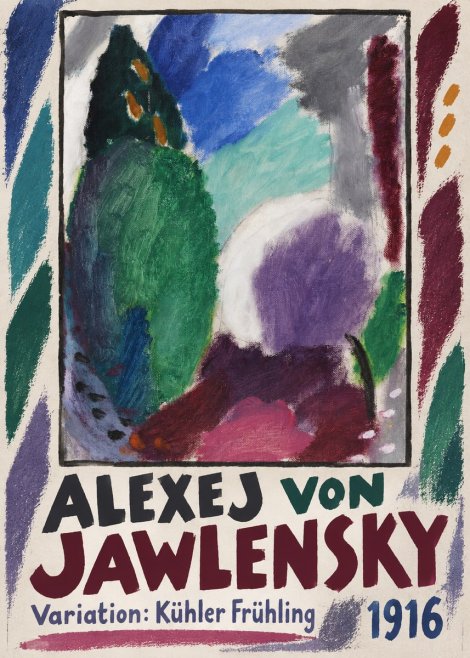 Alexej von Jawlensky Variation: Kühler Frühling No4 - Plakát