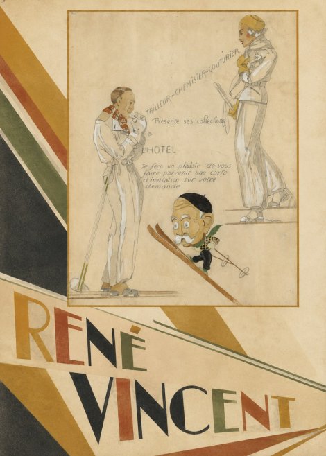 René Vincent Ttailleur-chemisier-couturier No5 - Plakát