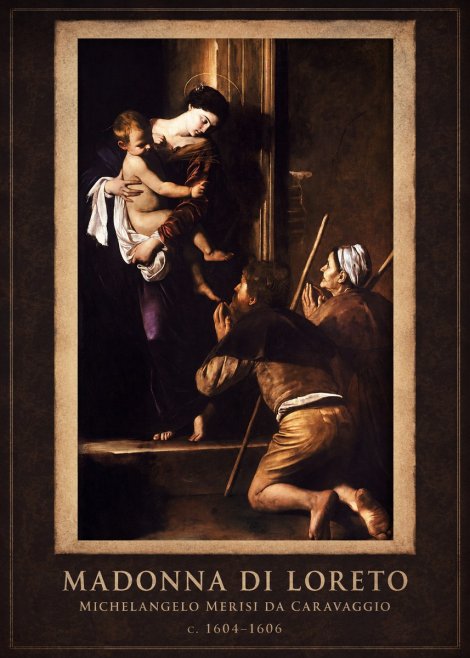 Michelangelo Merisi da Caravaggio Madonna Di Loreto No1 - Plakát