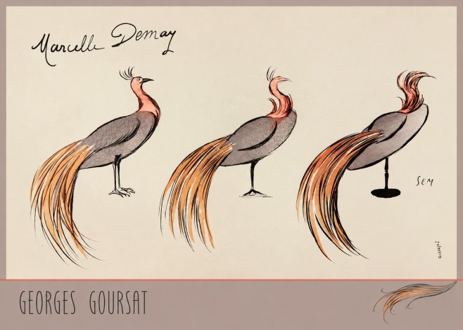Georges Goursat Marcelle Demay No2 - Plakát