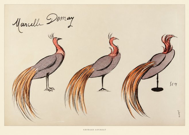 Georges Goursat Marcelle Demay No6 - Plakát