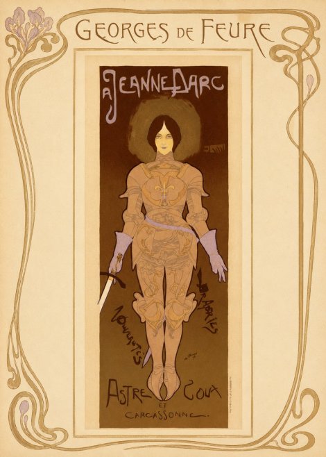 Georges de Feure Jeanne D'arc No1 - Plakát