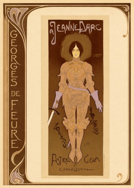 Georges de Feure Jeanne D'arc No2 - Plakát
