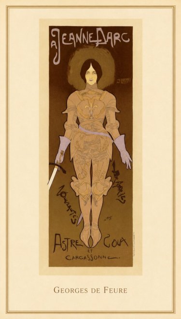 Georges de Feure Jeanne D'arc No4 - Plakát