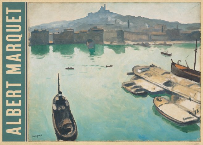 Albert Marquet Port of Marseille No2 - Plakát