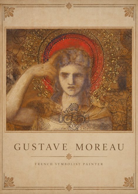 Gustave Moreau L'apparition II No1 - Plakát