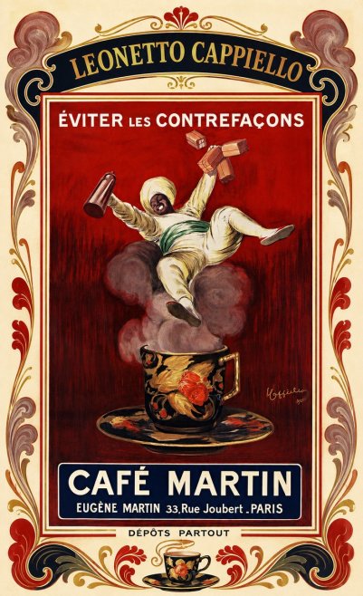 Leonetto Cappiello Café Martin No3 - Plakát