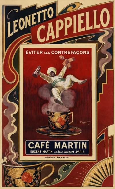 Leonetto Cappiello Café Martin No6 - Plakát