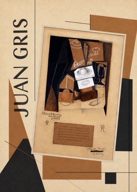Juan Gris Still Life with Coffee Grinder II No2 - Plakát