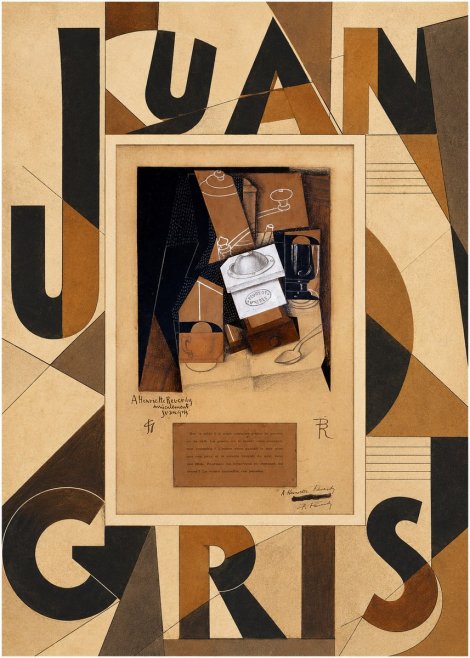 Juan Gris Still Life with Coffee Grinder II No5 - Plakát