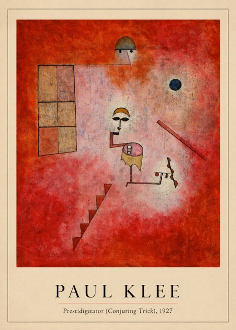 Paul Klee Prestidigitator (Conjuring Trick), 1927 No3 - Plakát