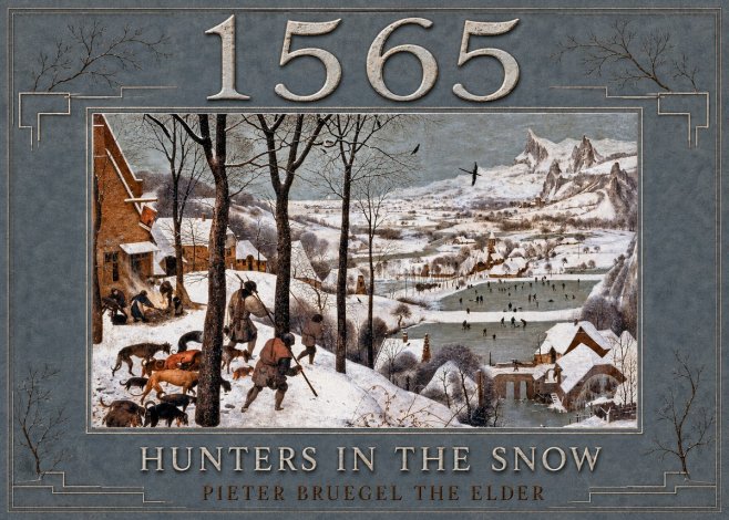 Pieter Bruegel Hunters in the Snow No6 - Plakát