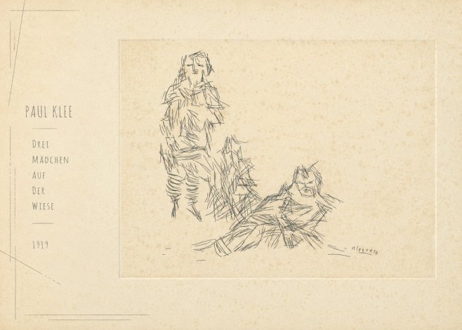 Paul Klee Drei Mädchen Auf D. Wiese No5 - Plakát