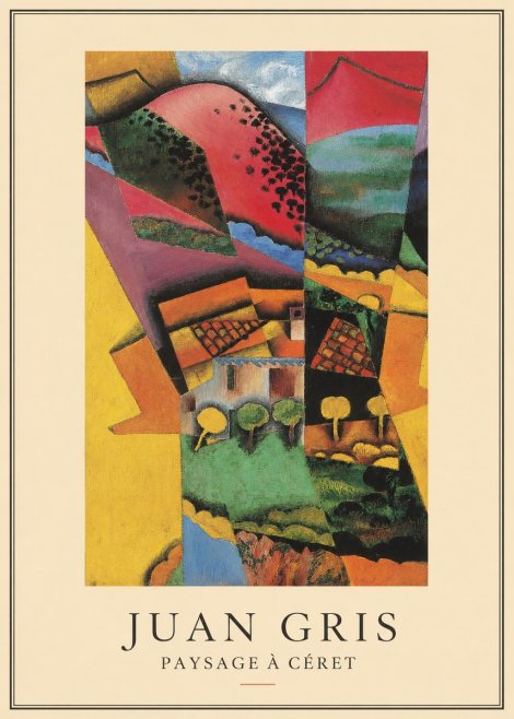 Juan Gris Paysage À Céret No3 - Plakát