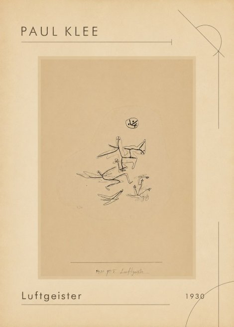 Paul Klee Luftgeister No1 - Plakát