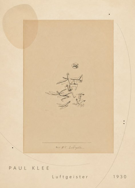 Paul Klee Luftgeister No5 - Plakát