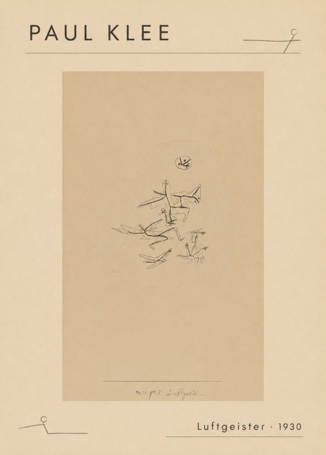 Paul Klee Luftgeister No6 - Plakát