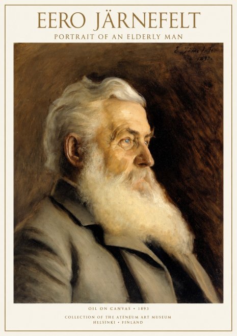 Eero Järnefelt Portrait of an Elderly Man No1 - Plakát