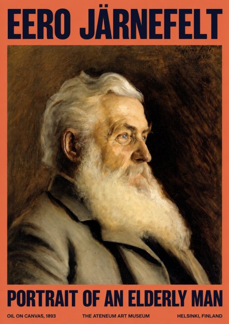 Eero Järnefelt Portrait of an Elderly Man No2 - Plakát