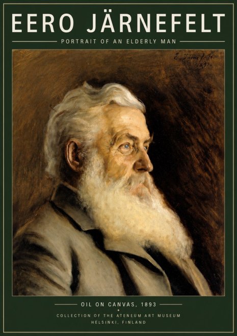 Eero Järnefelt Portrait of an Elderly Man No3 - Plakát