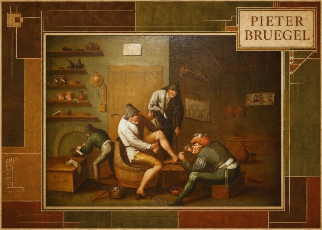 Pieter Bruegel The Foot Operation No6 - Plakát