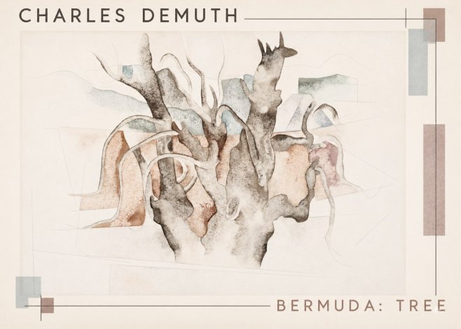 Charles Demuth Bermuda: Tree No2 - Plakát