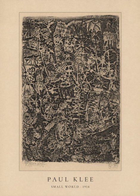 Paul Klee Small World No4 - Plakát