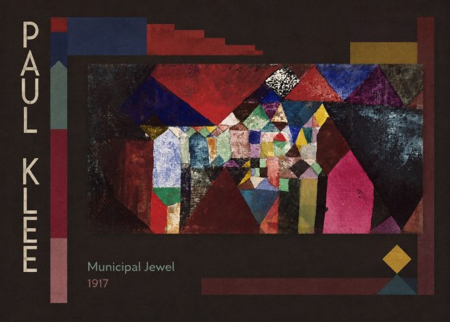 Paul Klee Municipal Jewel No3 - Plakát