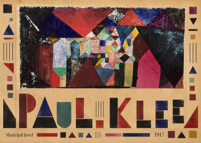Paul Klee Municipal Jewel No5 - Plakát