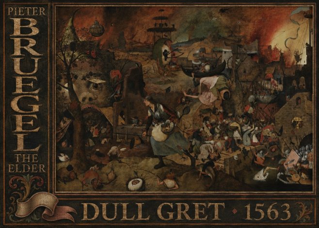 Pieter Bruegel Dull Gret III No3 - Plakát