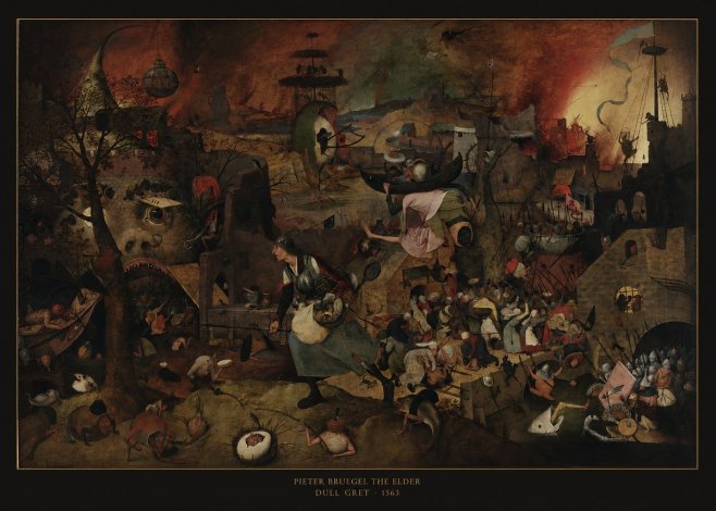 Pieter Bruegel Dull Gret III No6 - Plakát