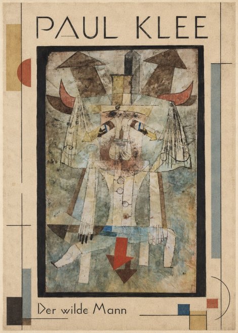 Paul Klee Der Wilde Mann No1 - Plakát